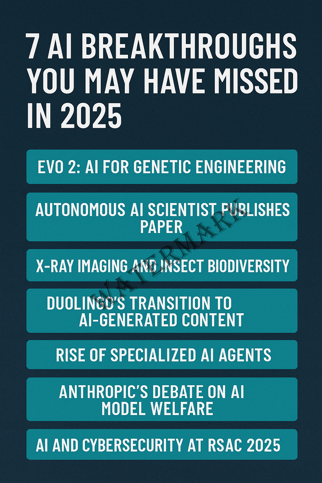 ICYMI: 7 AI Breakthroughs in 2025 You May Have Missed — and Why They’re Game-Changers